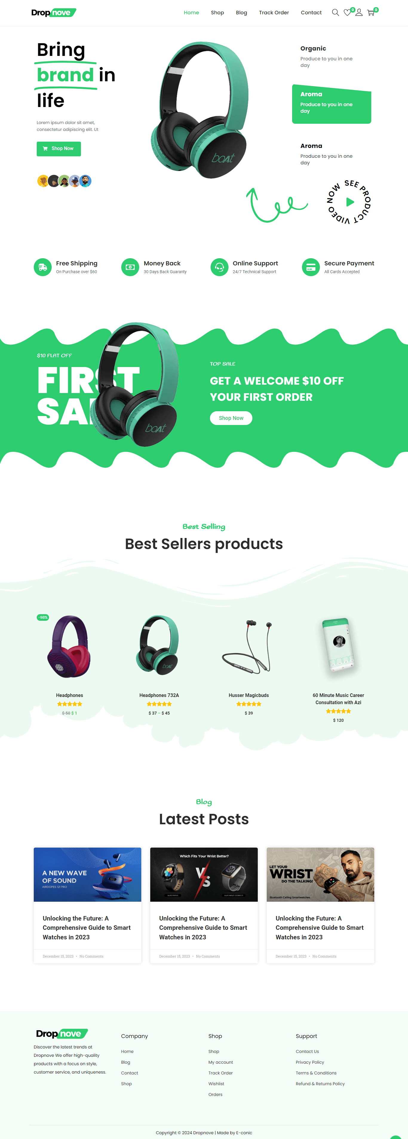 Dropnove store image